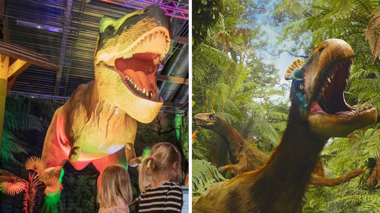 Dinosaures au Centre des sciences de Montréal.
