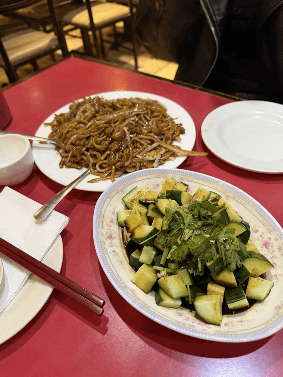 Dishes from Dumpling House, Toronto.