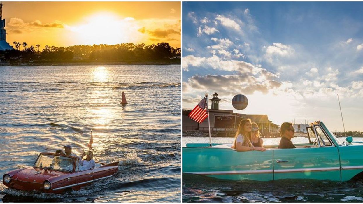 Disney Springs The Boathouse Floating Car Tours Reopen With A Discount This Week