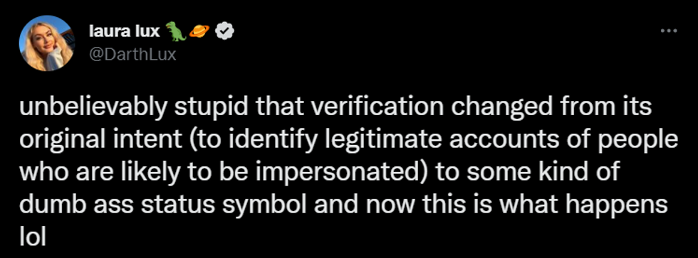 DJ Laura Lux's tweet.