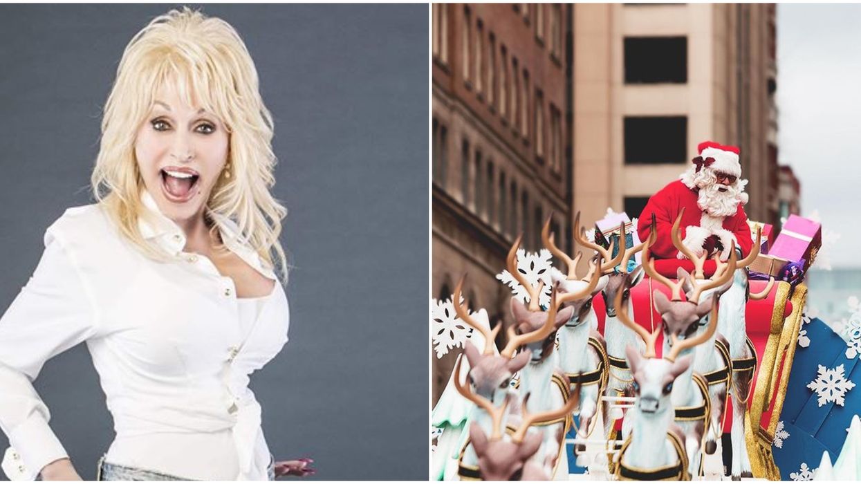 Dolly Parton Is Featuring In Toronto's Santa Clause Parade Along With A Ton Of Celebrities