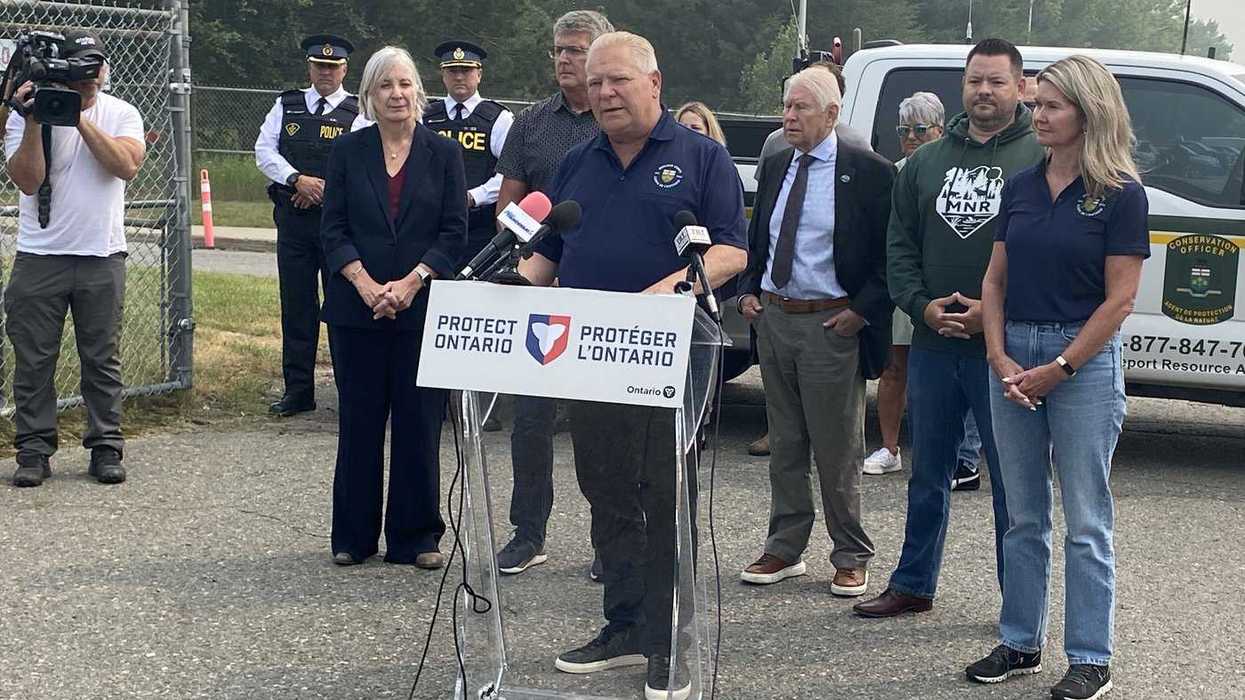Don't return home, Ford tells wildfire evacuees