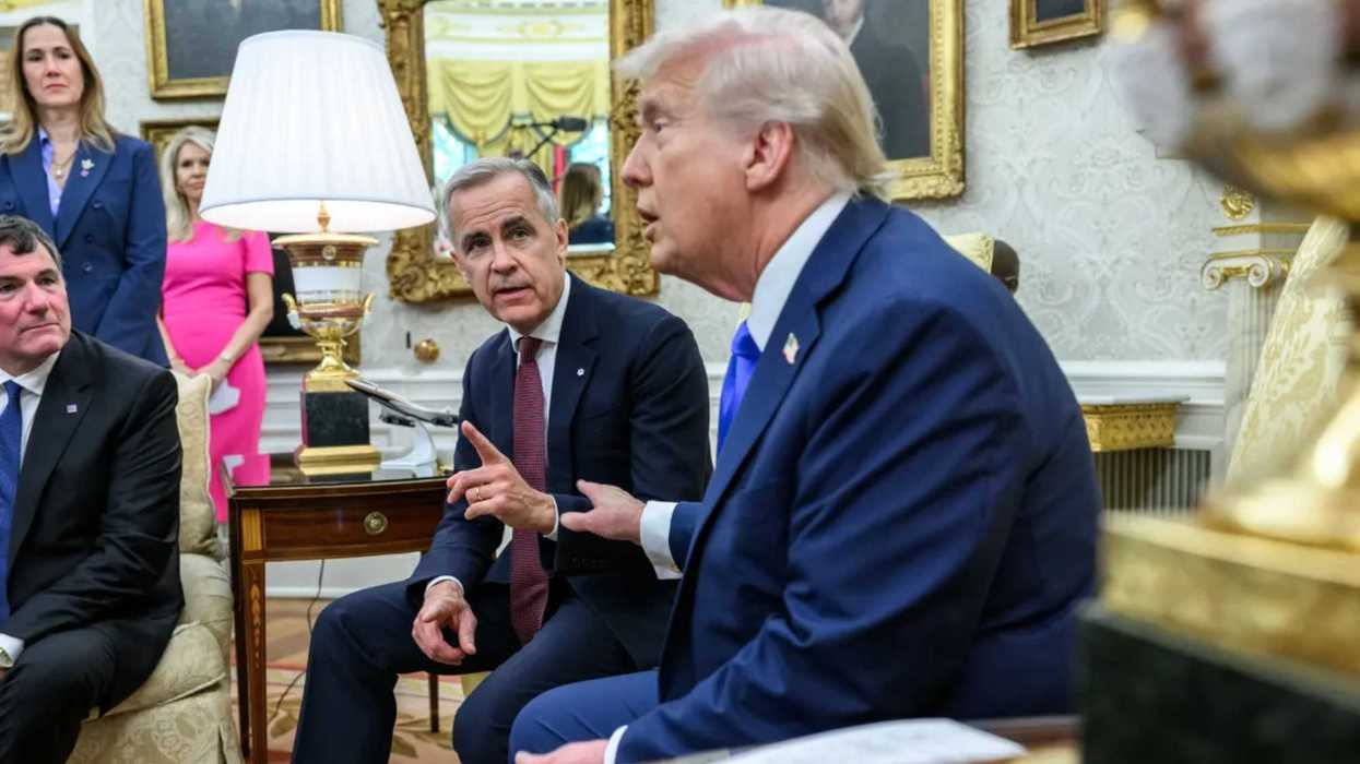 Donald Trump et Mark Carney.