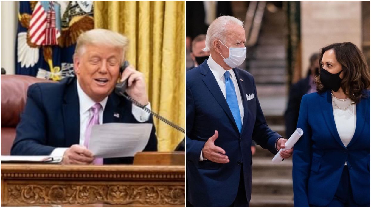 Donald Trump Just Called Biden An 'Illegitimate President' & Still Says He Won The Election