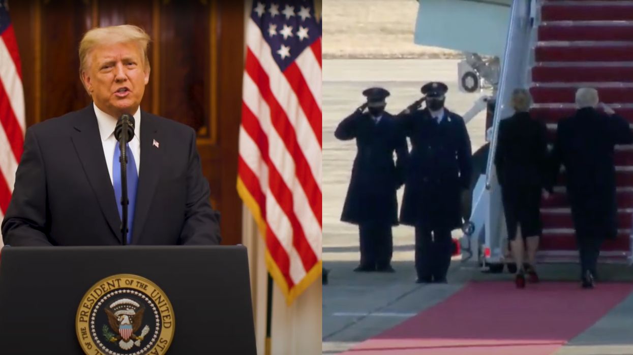 Donald Trump: le président des États-Unis quitte officiellement la Maison-Blanche