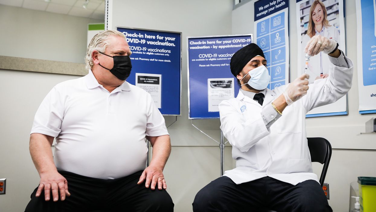 Doug Ford Got A COVID-19 Vaccine & Then Went Shopping