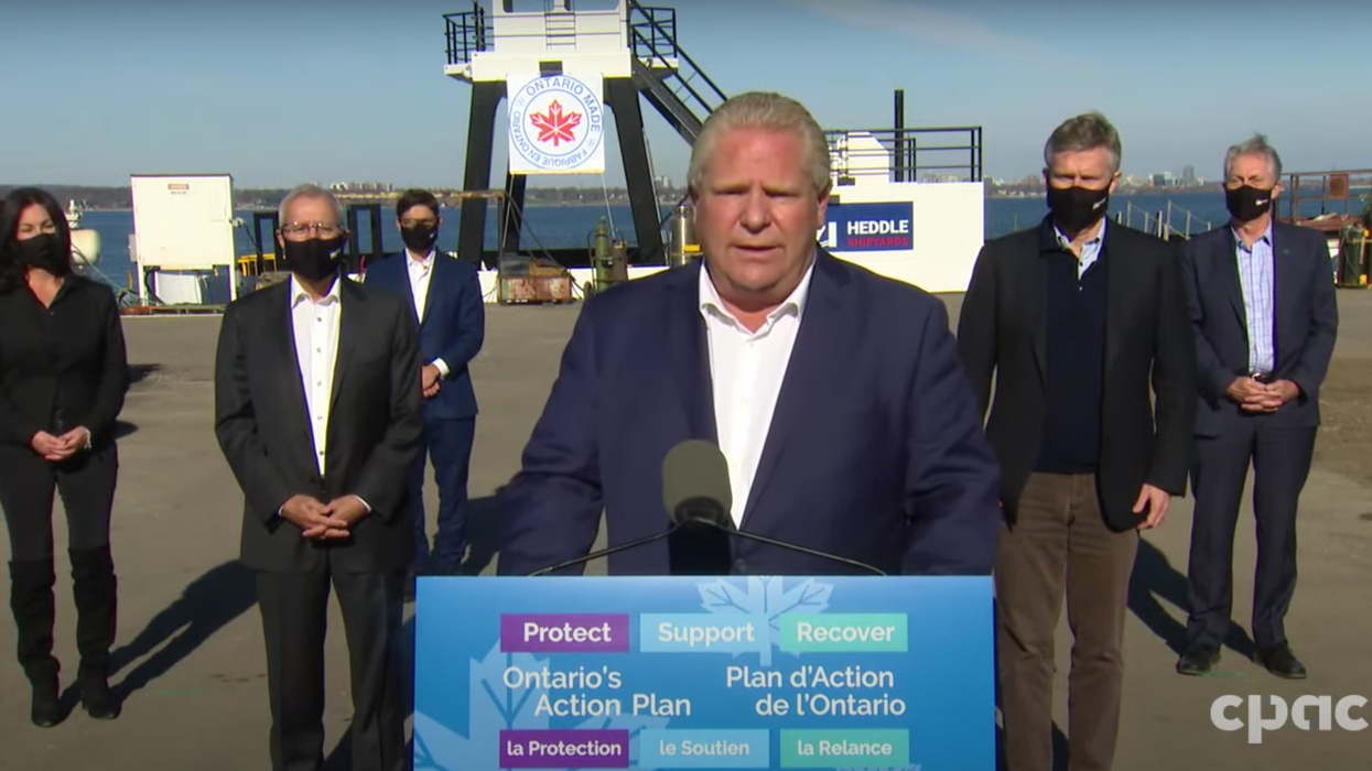 Doug Ford Is Disappointed In Us For Doing 'Foolish Things' To Make Ontario's Cases Spike