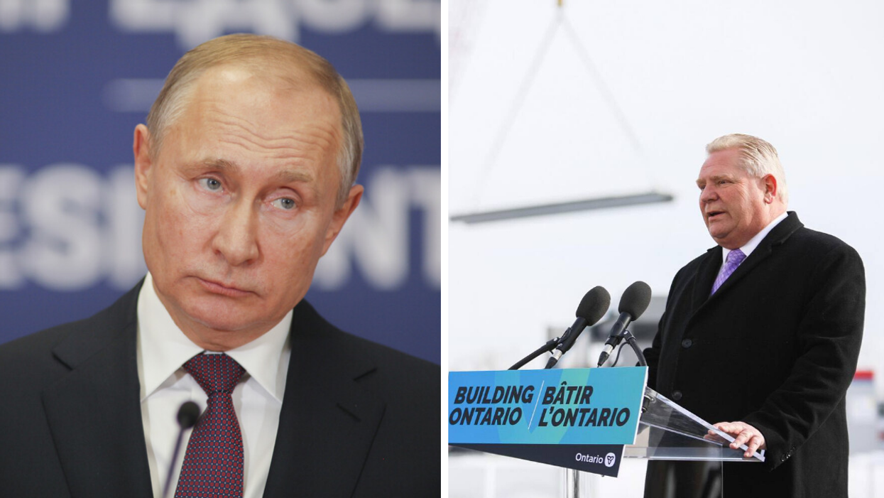 Doug Ford Just Condemned Russia's Invasion Of Ukraine & Called Vladimir Putin A 'Thug'