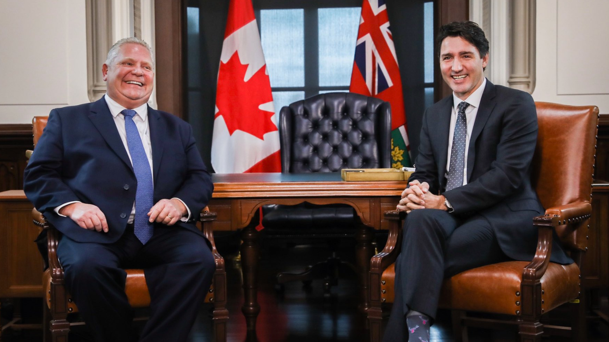 Doug Ford & Justin Trudeau's Relationship Is Rocky According To Body Language