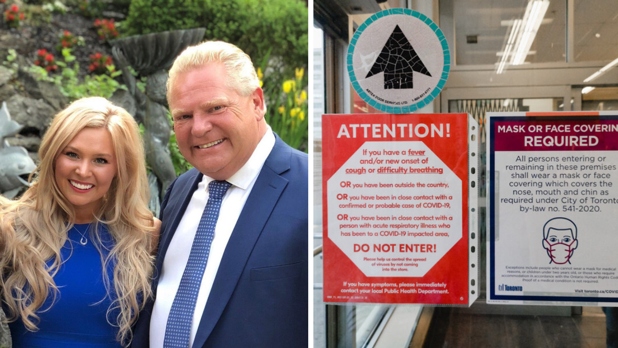 Doug Ford's Daughter Shares How She Doesn't Wear A Mask & Calls To 'End The Mandates'