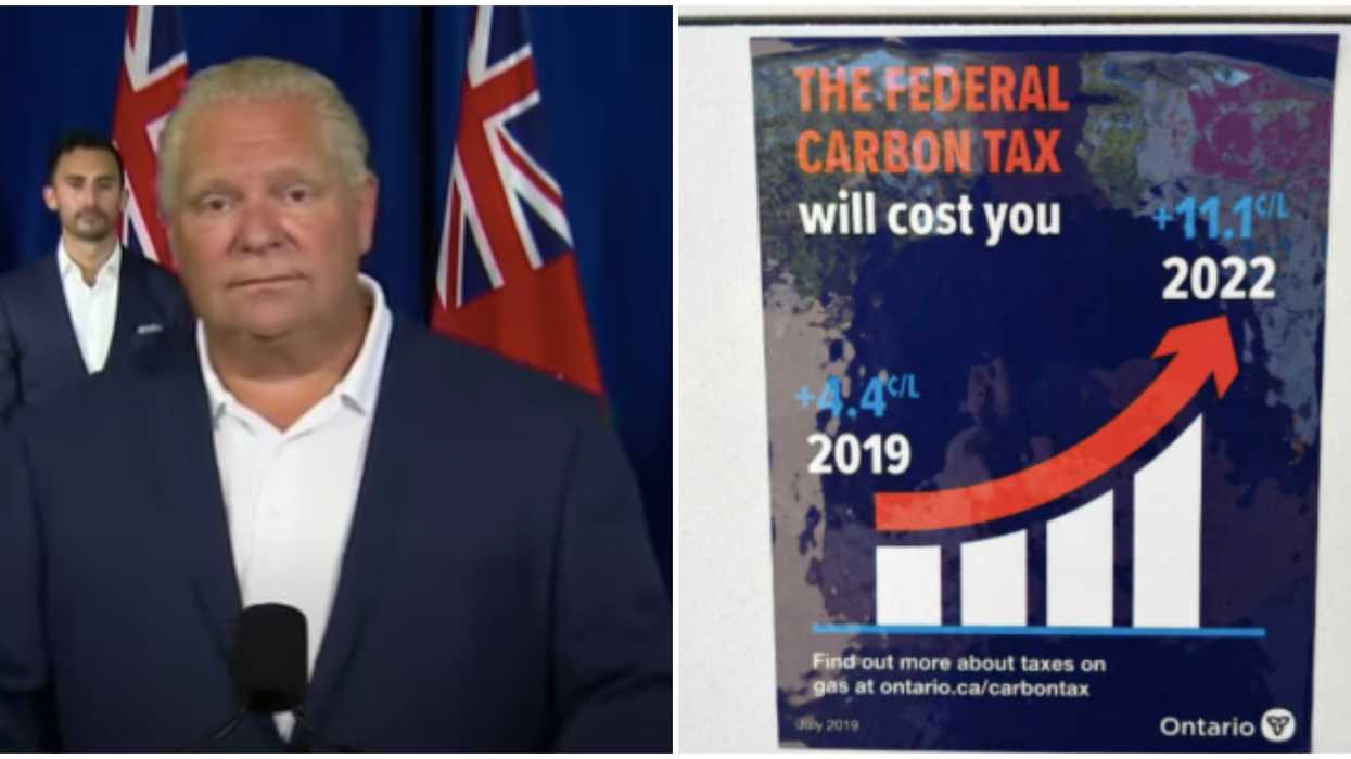 Doug Ford's Gas Stickers Have Been Deemed Unconstitutional By The Courts