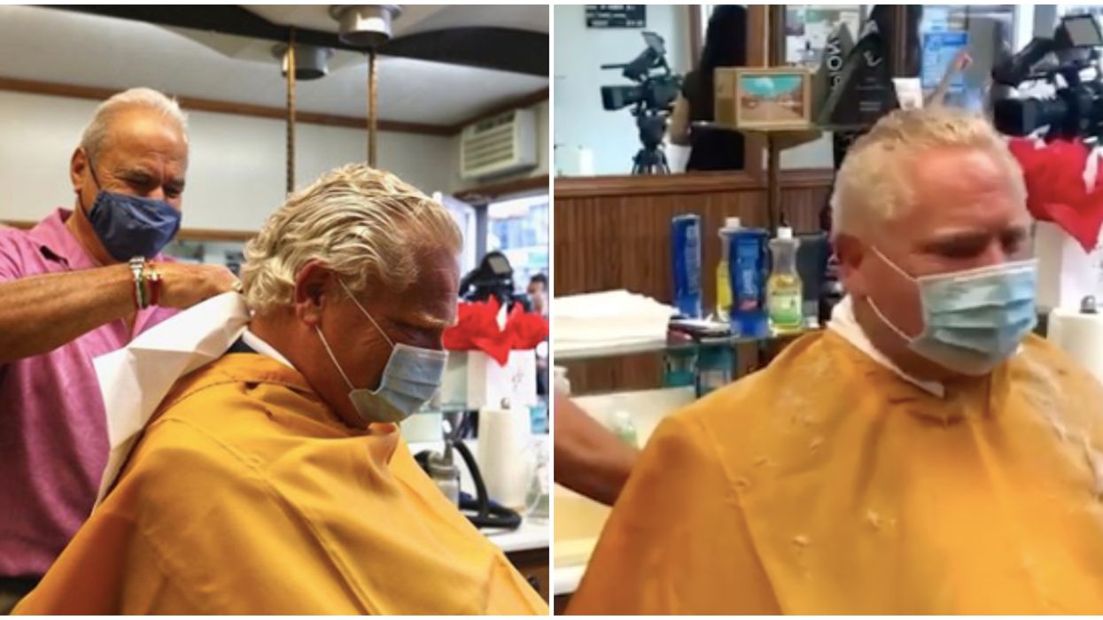 Doug Ford's Haircut Finally Happened On Thursday And 'Boy, It Feels Good'