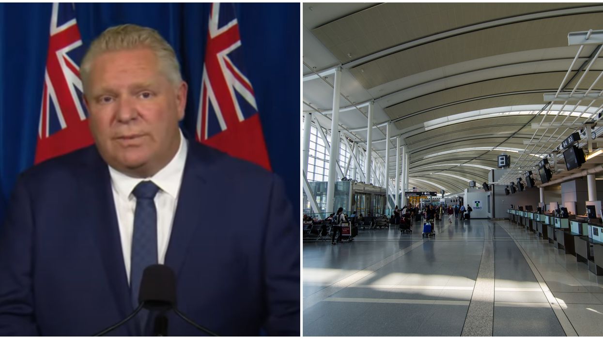 Doug Ford Wants To Scrap The 14-Day Travel Quarantine & Make Testing The Same As Alberta