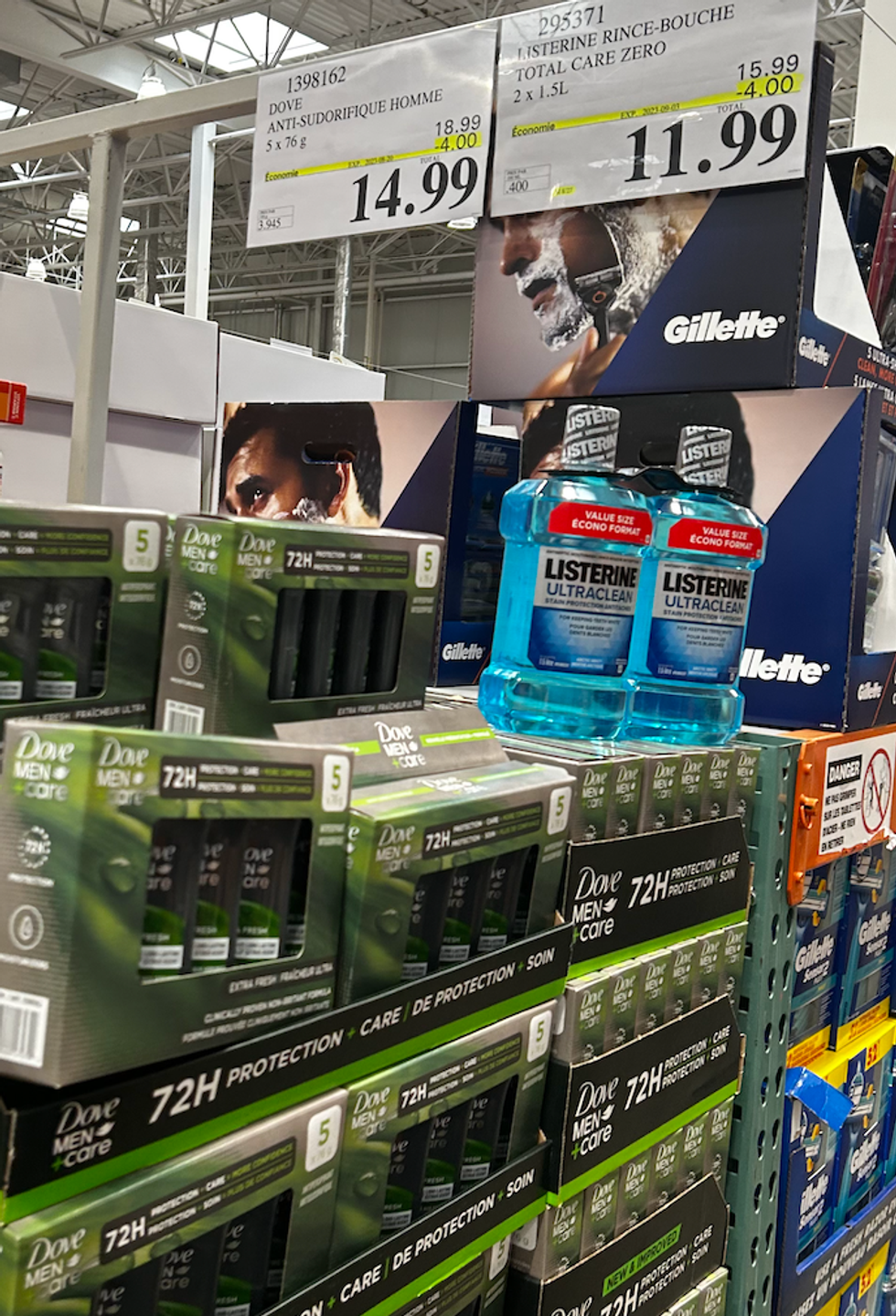 Dove - D\u00e9sodorisant Men+Care Fra\u00eecheur ultra protection antibact\u00e9rienne.