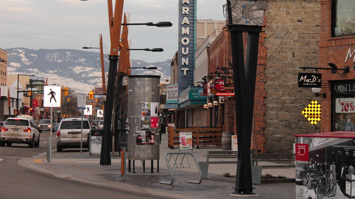 Downtown Kelowna, BC.