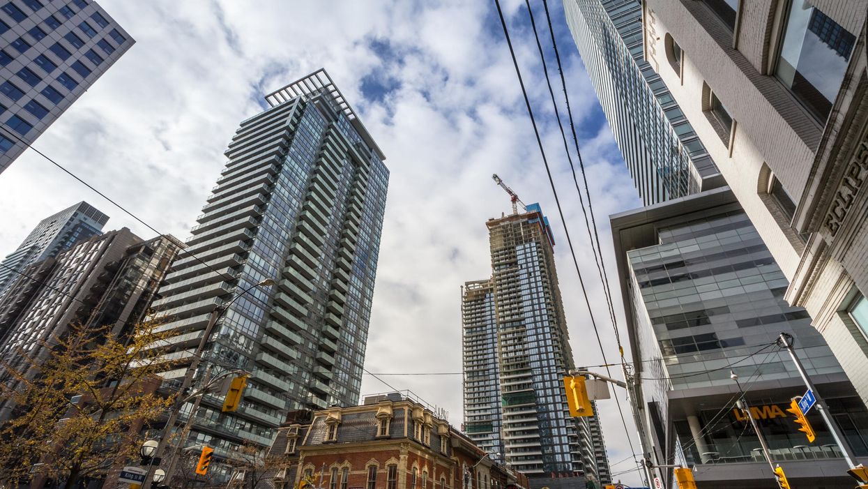 Downtown Toronto apartments.