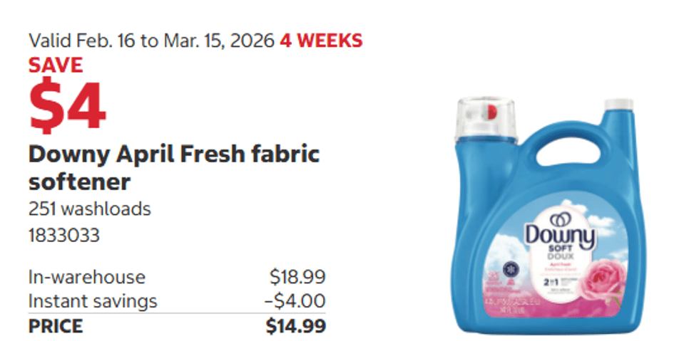 Downy April Fresh fabric softener