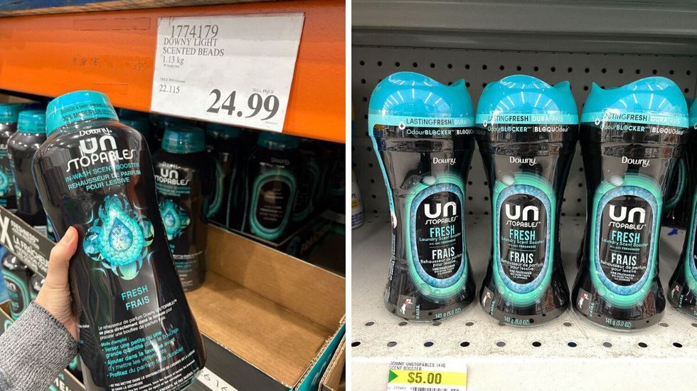 downy laundry beads at costco and dollarama