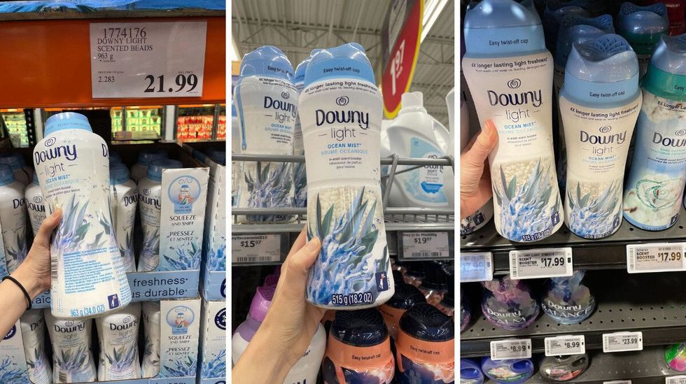 downy scent boosters at costco, walmart and metro