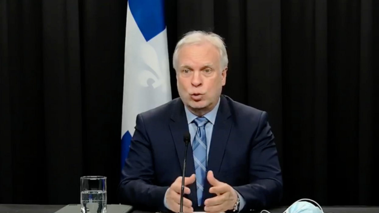 Dr Boileau, le directeur national de santé publique par intérim au Québec.
