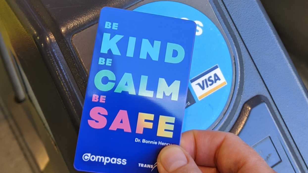 Dr. Bonnie Henry Bus Pass In Vancouver Has Her Favourite Catch Phrase On It