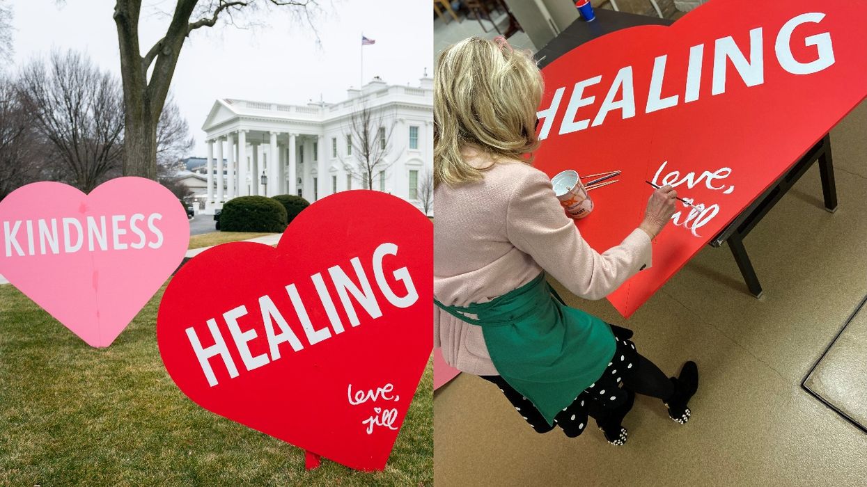 Dr. Jill Biden Valentine's Day White House President Joe Biden