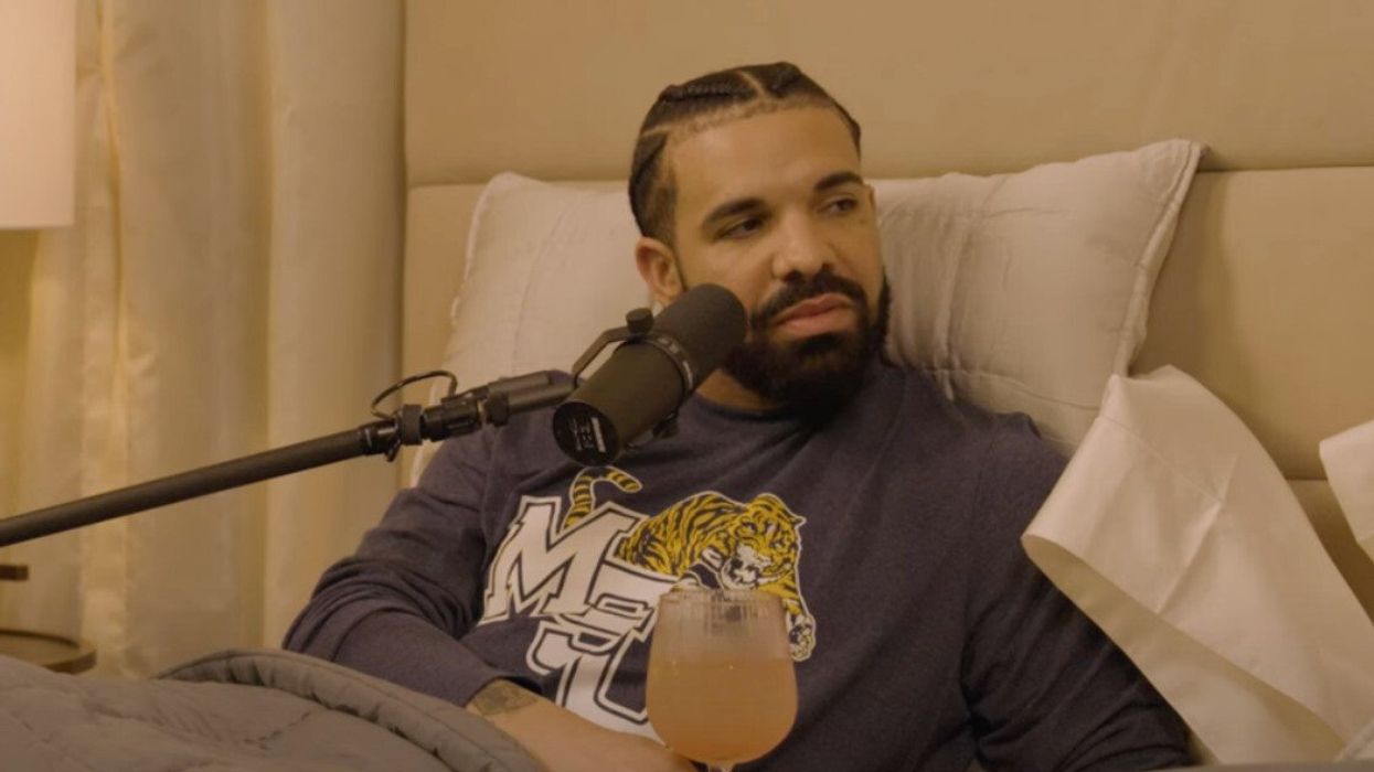 Drake during his interview with Bobbi Althoff.