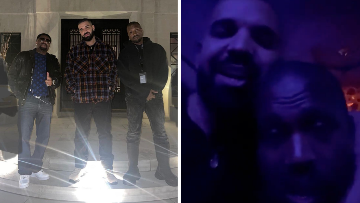 Drake & Kanye Might Have Actually Ended Their Beef & Were Partying In Toronto Last Night