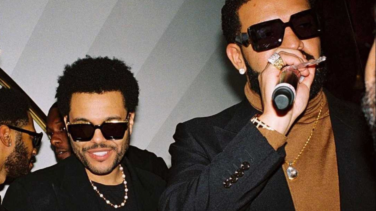 Drake Partied It Up With The Weeknd For His Birthday & The Bromance Is Real (PHOTOS)