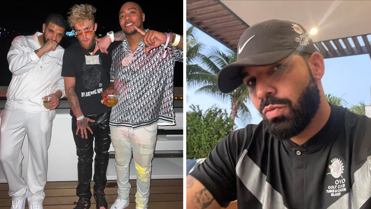 Drake Reportedly Partied It Up On A Yacht For NYE With Jake Paul & So Many Other Celebs