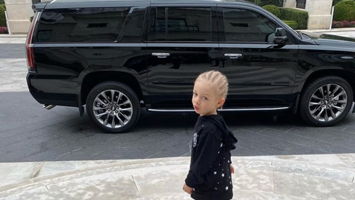 Drake's Kid Adonis Started His First Day Of School With A Big Black SUV (PHOTOS)