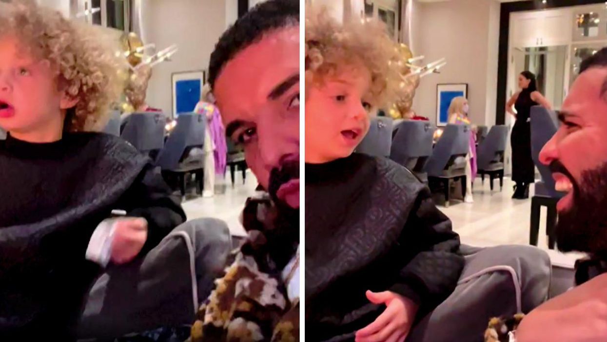 Drake Shared A Hilarious Video Of His Son Teaching Him How To Speak French