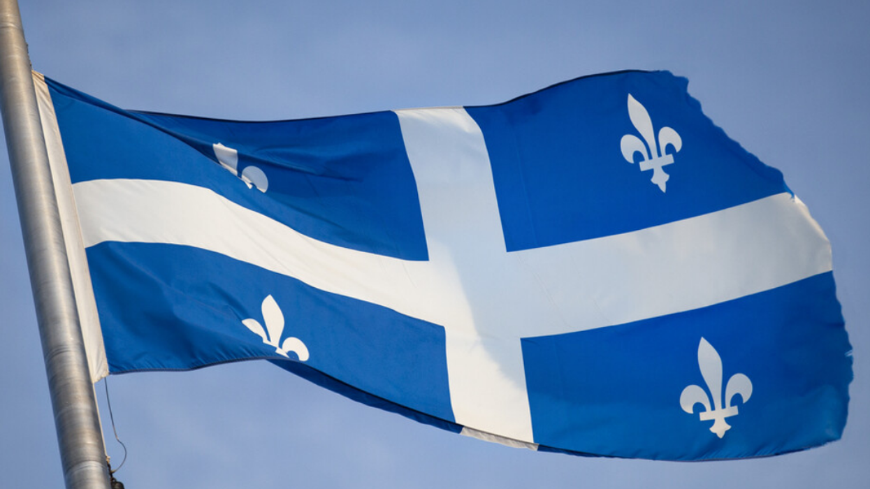 Drapeau du Québec.