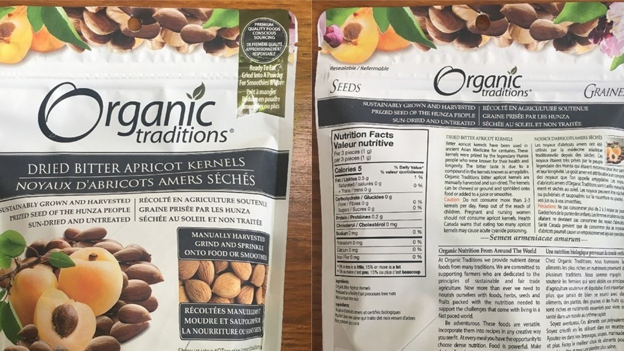 Dried Apricot Kernels Recall Is Because Cyanide Poising Is Possible