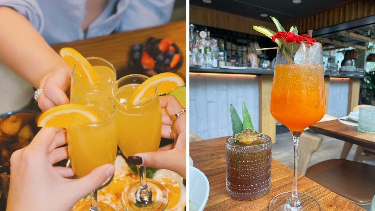 Drinks at Baro in Toronto. Right: Cocktails at Casa Madera in Toronto.