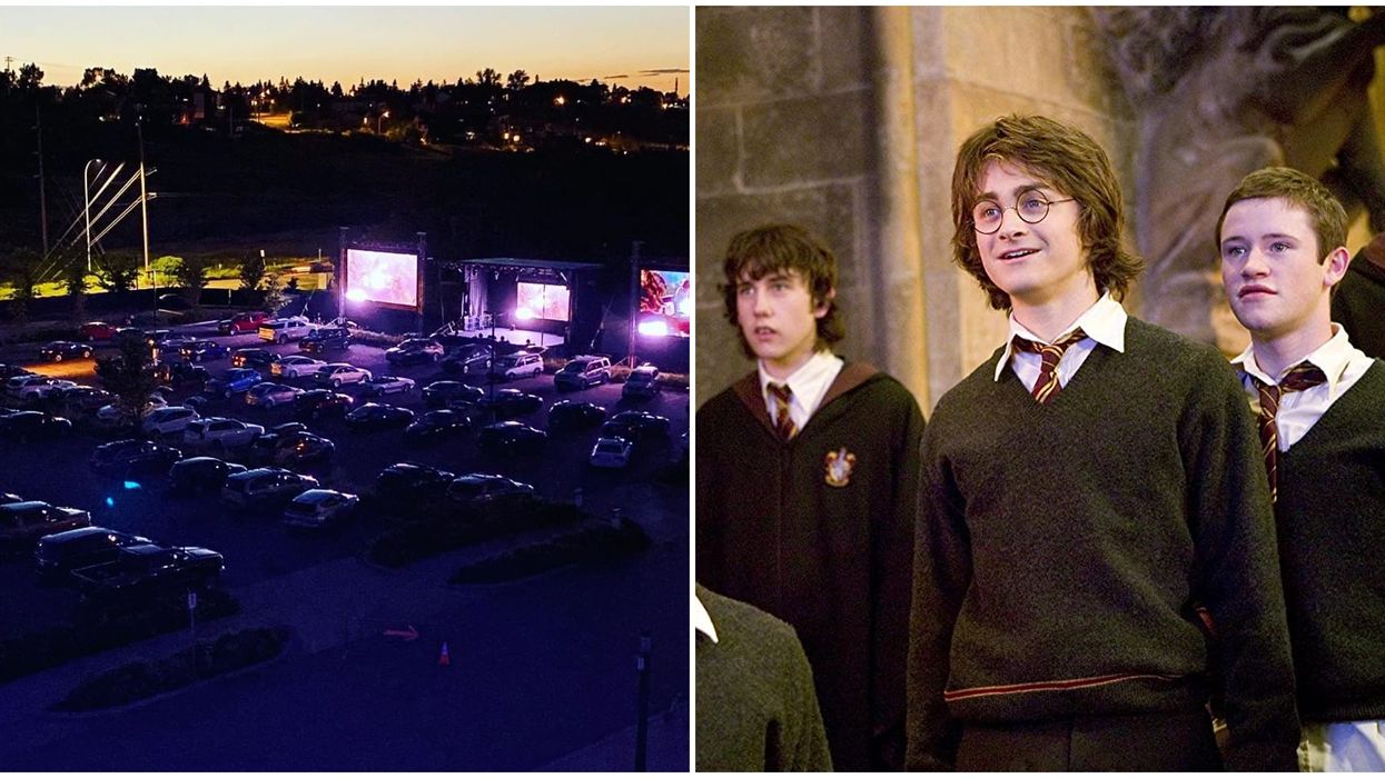 Drive-in Theatre In Calgary Where You Can Watch Harry Potter Under The Stars