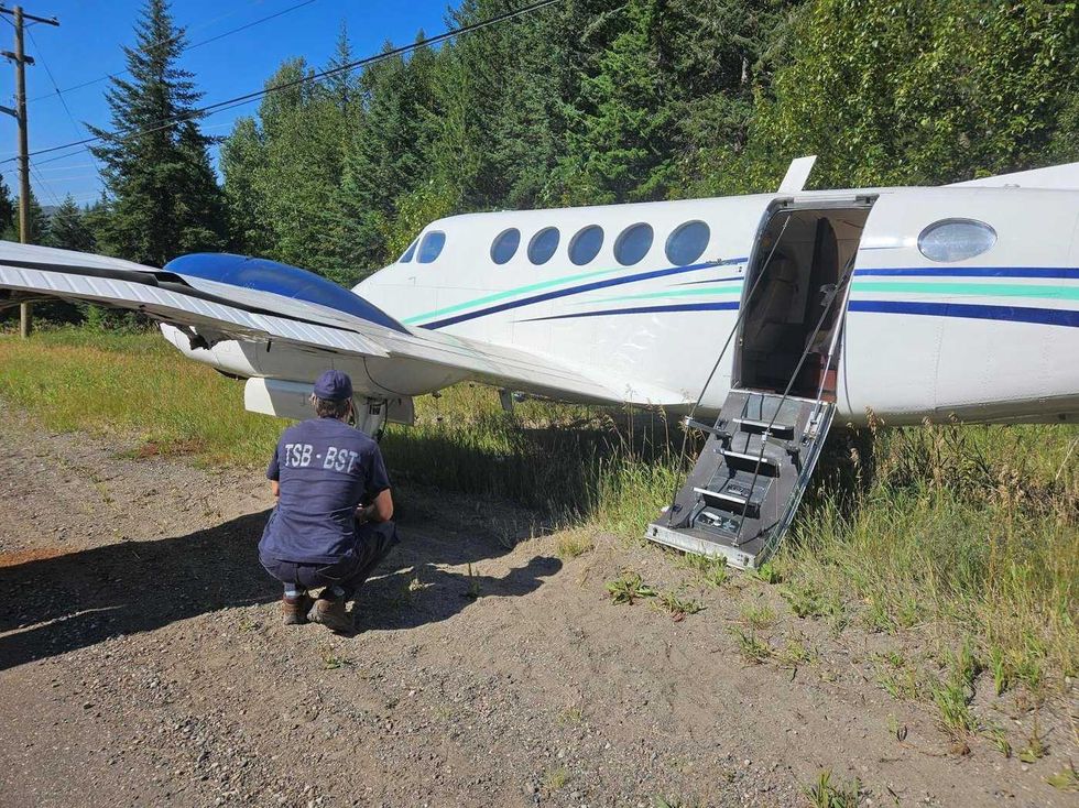 Driver in crash with plane 'extremely lucky'