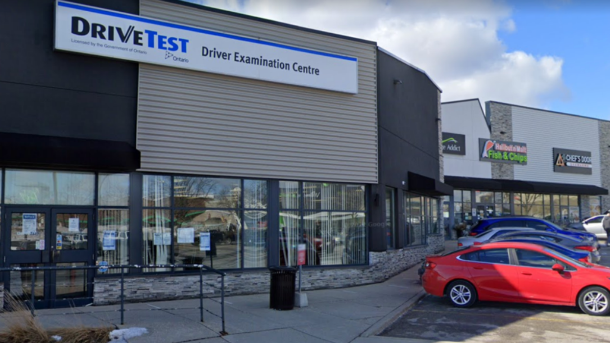 DriveTest exam centre in Burlington, Ontario.