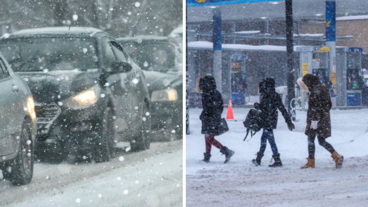 Du froid et de la neige au Québec.
