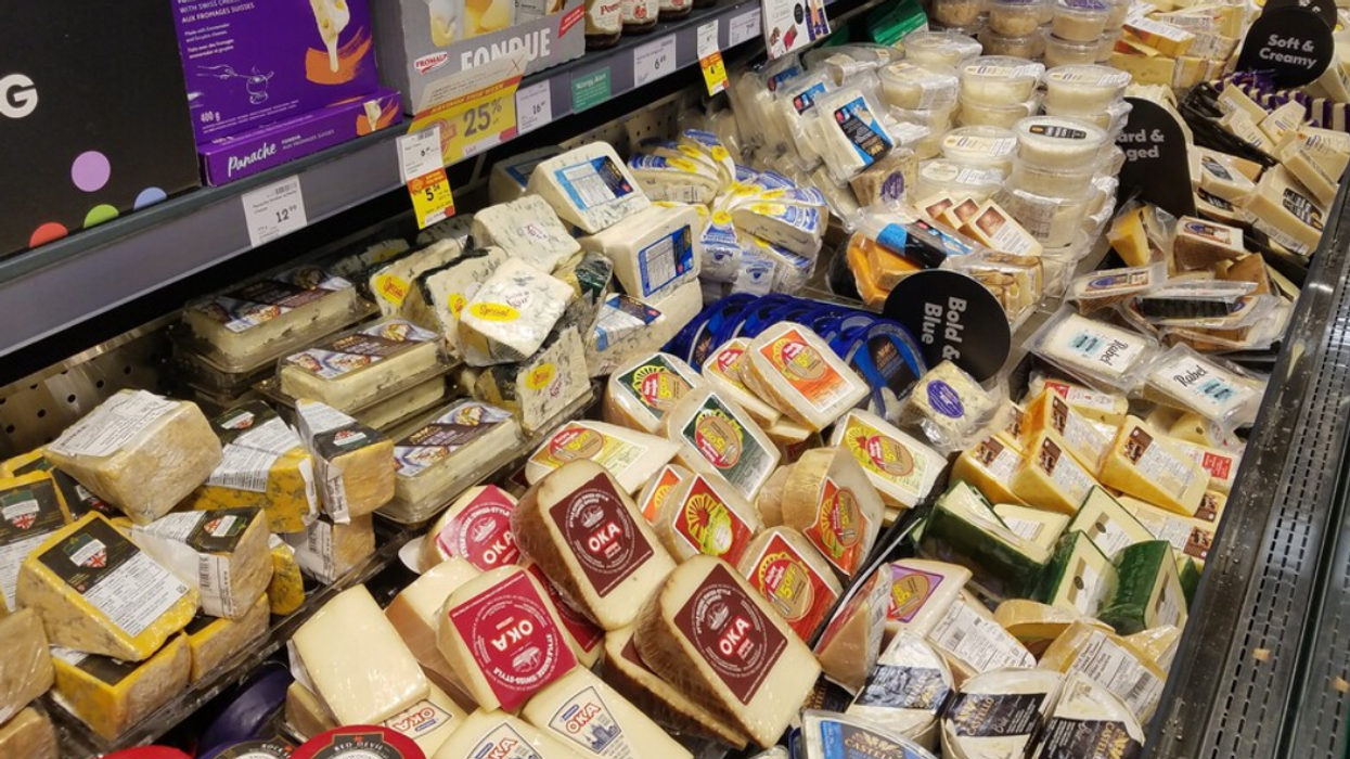 Du fromage vendu au Québec.