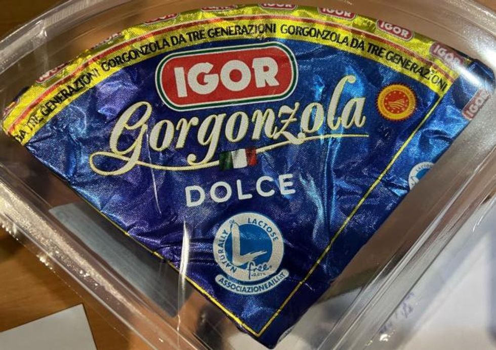 Du gorgonzola.