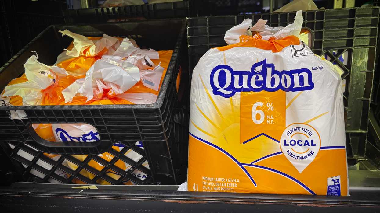 Du lait Québon 6 %.
