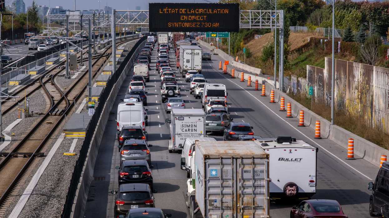 Du trafic à Montréal.