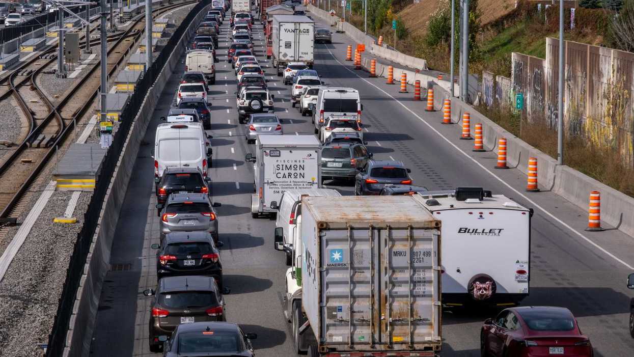 Du trafic à Montréal.