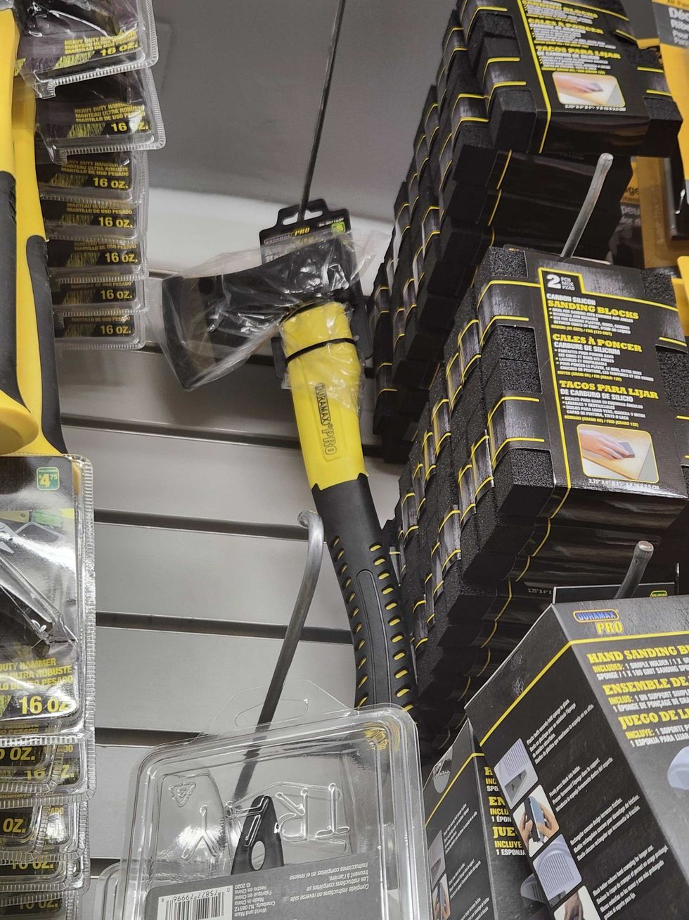 Duramax Small Axe With Rubber Handle.