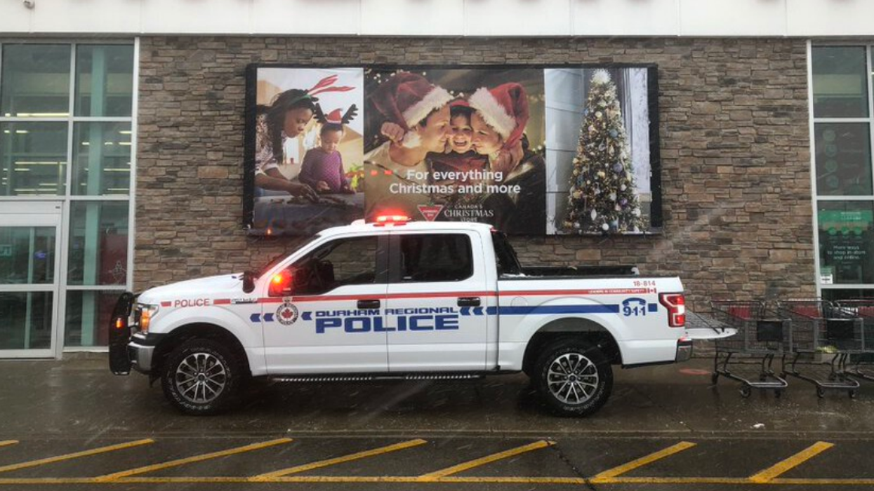 Durham Regional Police truck.