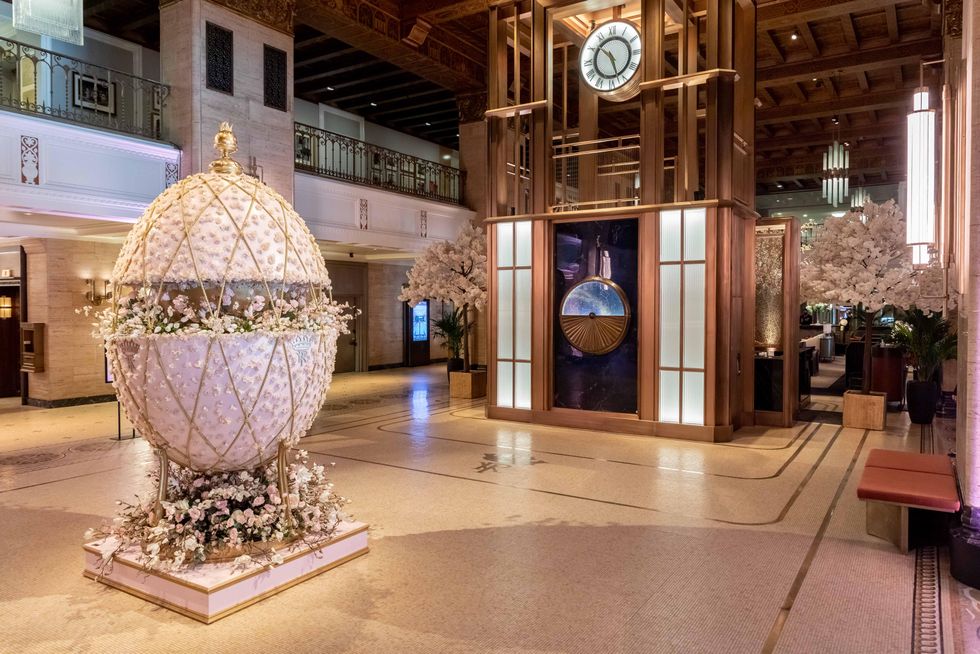 Easter egg in the grand lobby.