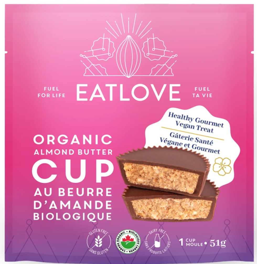 Eatlove Organic Almond Butter Cup.
