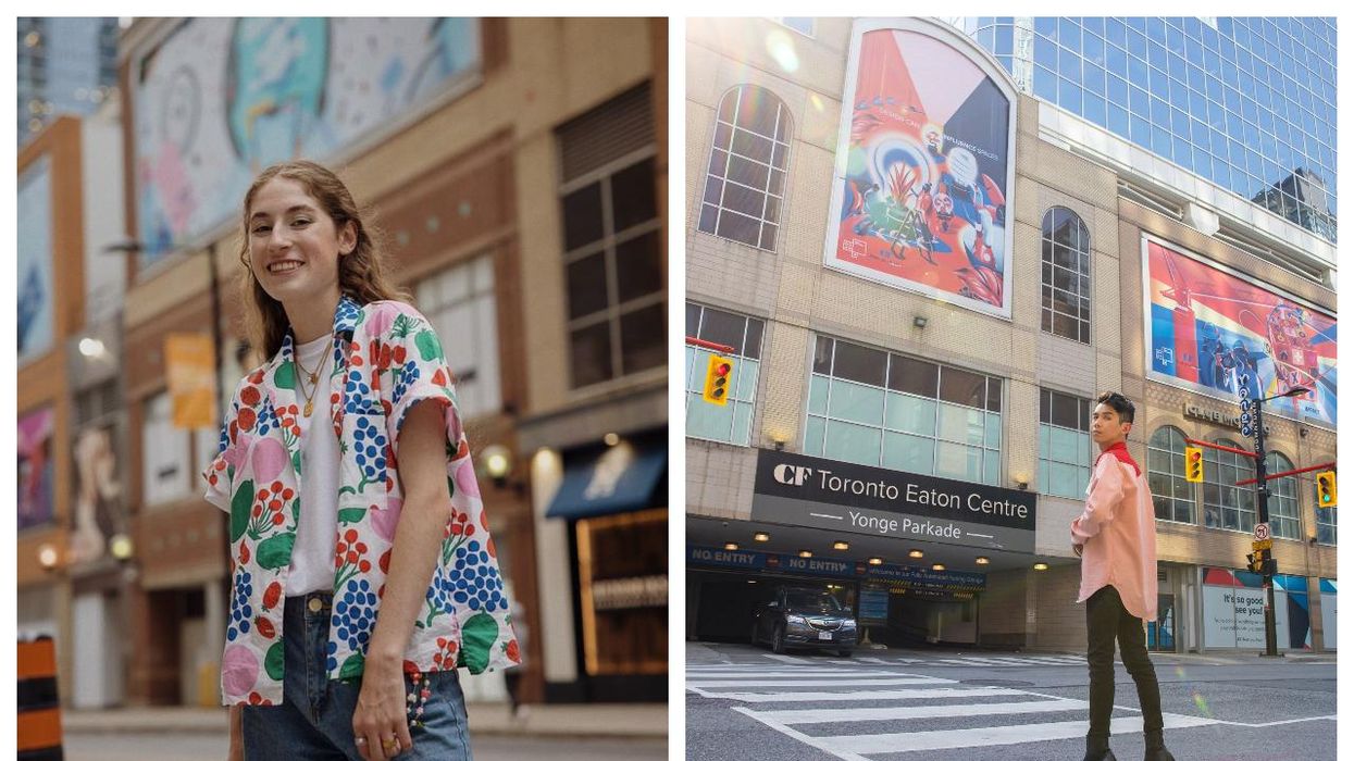 Eaton Centre Billboards Transformed By OCAD Students