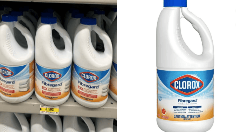 Eau de Javel Fibreguard de Clorox.